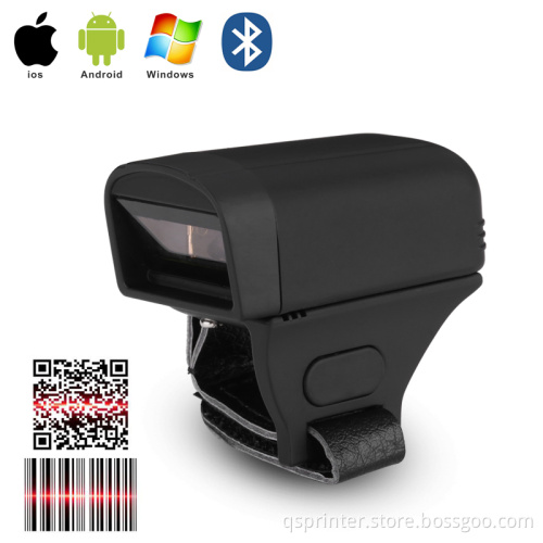 High scanning speed Mini Finger Ring Barcode scanner